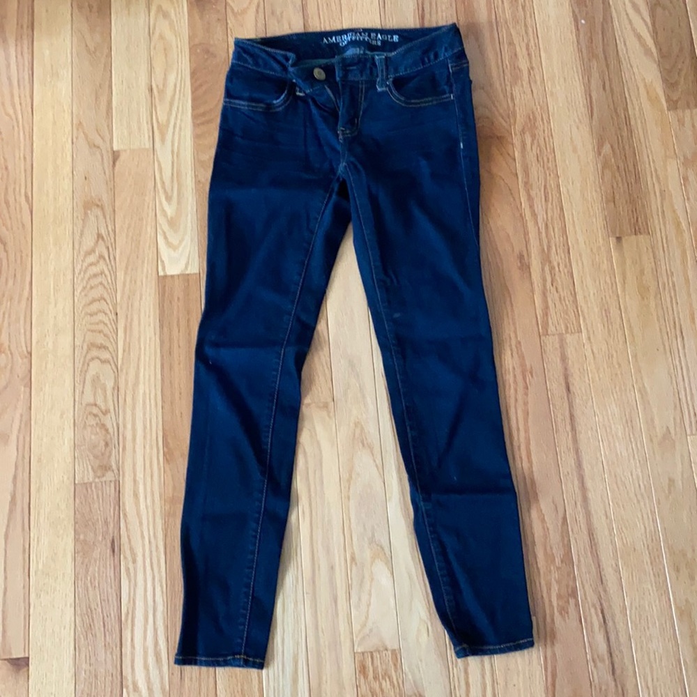 AE dark wash jeans size 0short